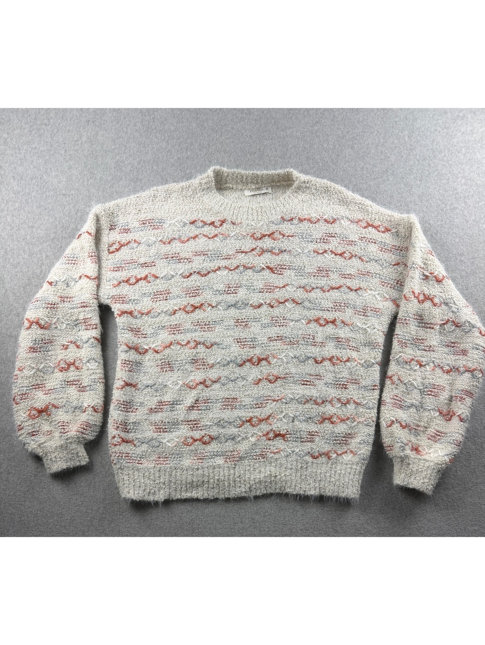Mello earth tone crewneck sweater